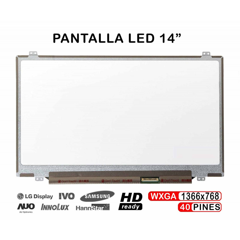 PANTALLA LED DE 14" POUR PORTABLE N140BGE-L42