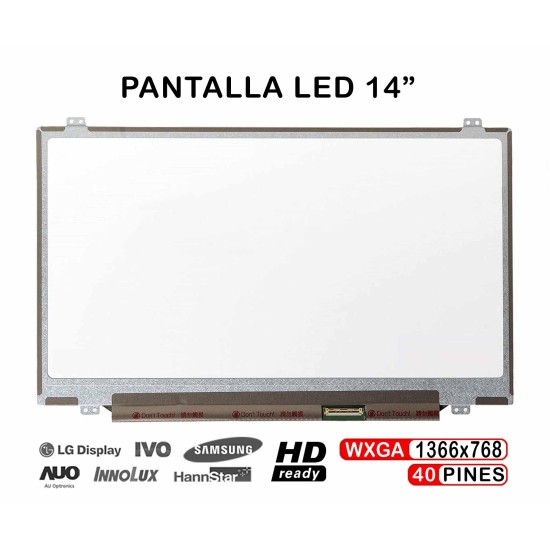 PANTALLA LED DE 14" POUR PORTABLE N140BGE-L42