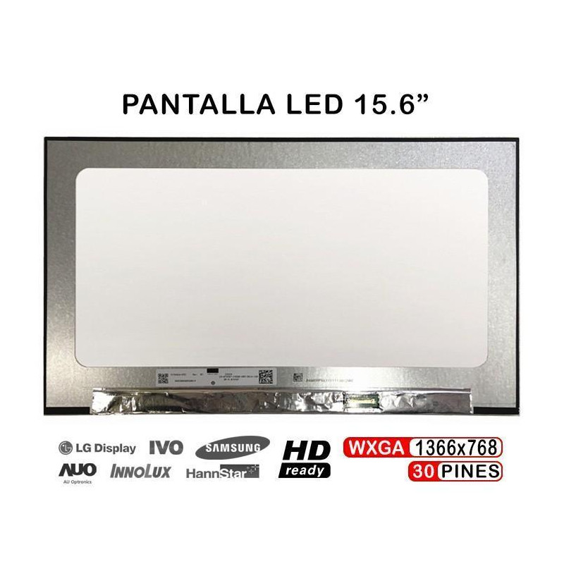 PANTALLA LED DE 15,6" POUR ORDINATEUR PORTABLE N156BGA-E53 REV B2
