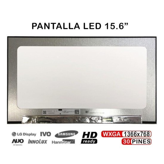 PANTALLA LED DE 15,6" POUR ORDINATEUR PORTABLE N156BGA-E53 REV B2