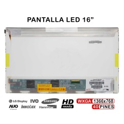 PANTALLA LED DE 16" POUR PORTABLE LTN160AT06 HANNSTAR HSD160PHW1 HSD160PHW1-B00