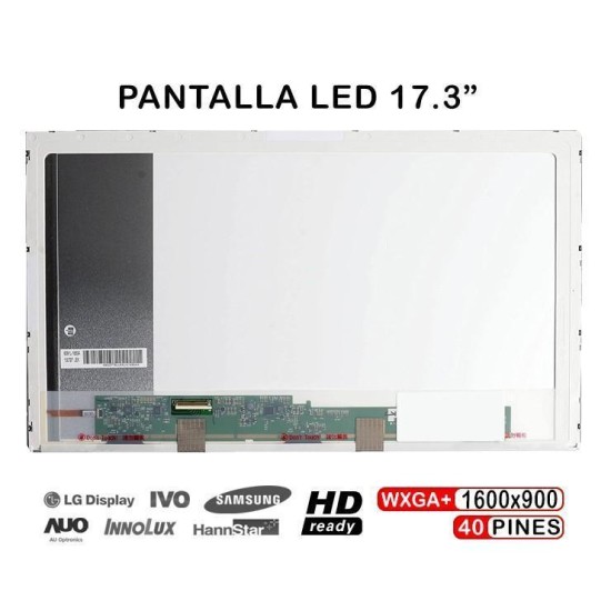 PANTALLA LED DE 17.3" POUR PORTABLE N173FGE-L11 40 BROCHES