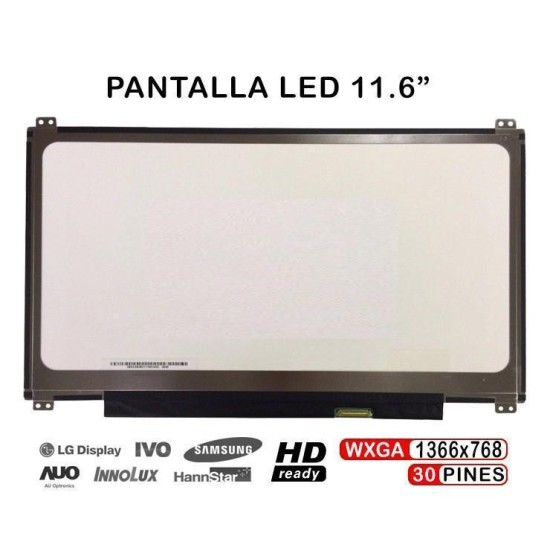 PANTALLA LED POUR PORTABLE ASUS EEEBOOK X205T X205TA B116XTN02.3 11.6" 30 BROCHES