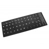 PEGATINE POUR CONVERTIR LE CLAVIER EN ESPAGNOL / CASTILLAN NOIR