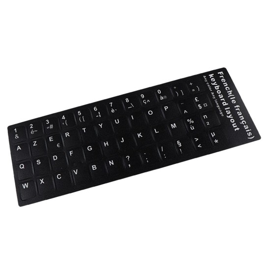PEGATINE POUR CONVERTIR UN CLAVIER EN FRANÇAIS NOIR