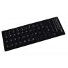 PEGATINE POUR CONVERTIR UN CLAVIER EN ANGLAIS NOIR