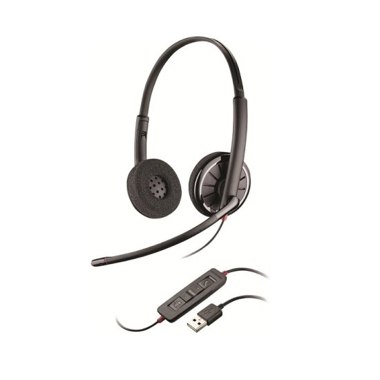 Plantronics Blackwire C320-M, Noir, A+
