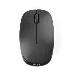Ratón optique NGS Black FOG sans fil 1000 DPI, Noir, Neuf