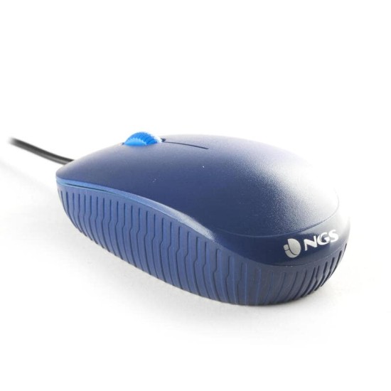 Ratón optique NGS Flame Bleu 1000 DPI, Neuf
