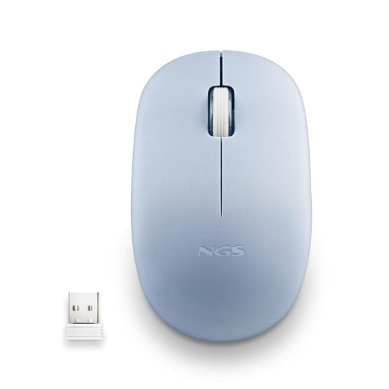 Ratón optique NGS FOG Pro sans fil 1000 DPI, Bleu, Neuf
