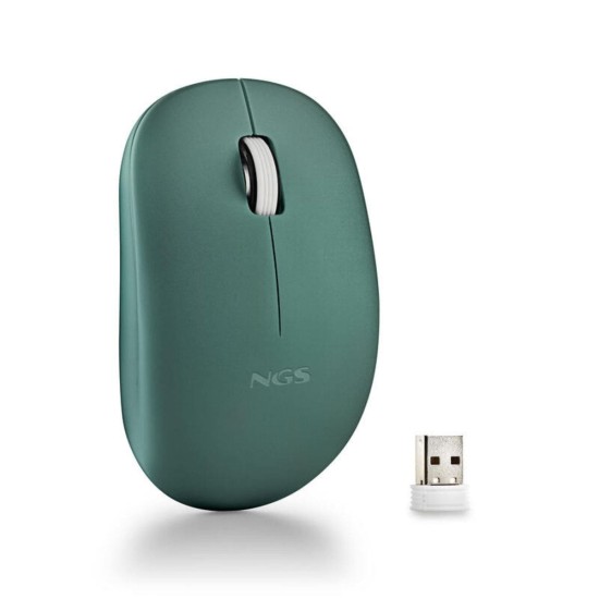 Ratón optique NGS FOG Pro sans fil 1000 DPI, Vert, Neuf