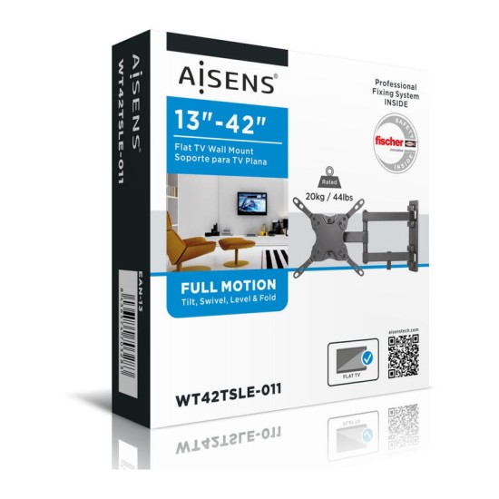 Support mural Aisens WT42TSLE-011 13"-42" pivotant