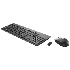 Clavier + Souris HP Business Slim Sans fil Espagnol N3R88AA USB, Noir, Km0 Boîte d’origine