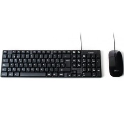 Clavier + Souris L-Link LL-KB-816-WCOMBO USB Noir Avec Câble, Neuf
