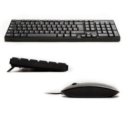Clavier + Souris L-Link LL-KB-816-WCOMBO USB Noir Avec Câble, Neuf