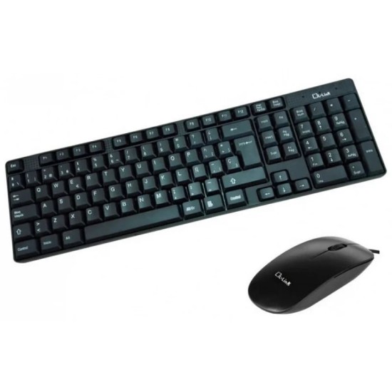 Clavier + Souris L-Link LL-KB-816-WCOMBO USB Noir Avec Câble, Neuf
