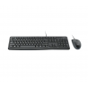 Clavier + Souris Logitech MK120 Filaire, Noir, Neuf