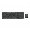 Teclavier + Souris Logitech MK235 Sans fil Wireless, Noir, Neuf