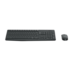 Teclavier + Souris Logitech MK235 Sans fil Wireless, Noir, Neuf