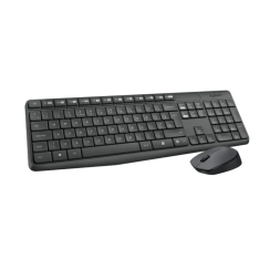 Teclavier + Souris Logitech MK235 Sans fil Wireless, Noir, Neuf