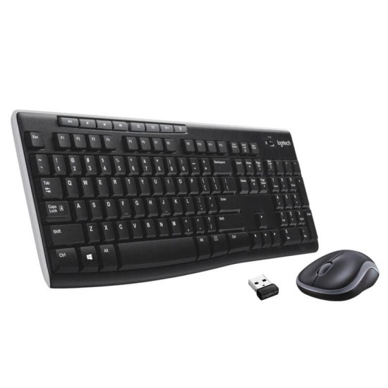 Clavier + Souris Logitech MK270 Sans fil Wireless, Noir, Neuf