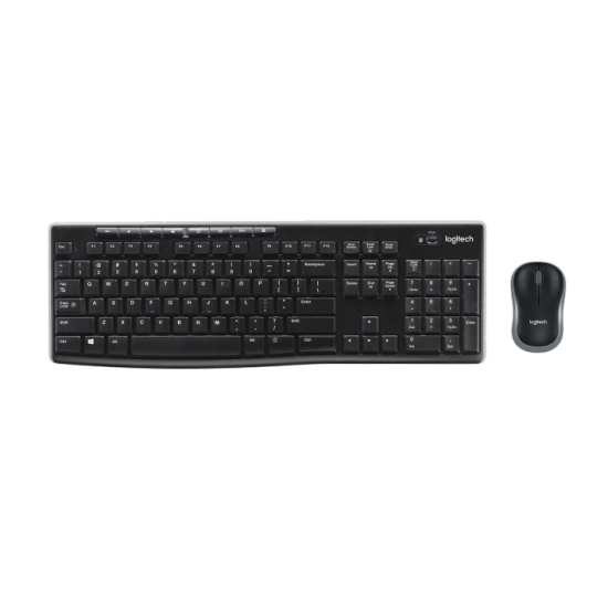 Clavier + Souris Logitech MK270 Sans fil Wireless, Noir, Neuf