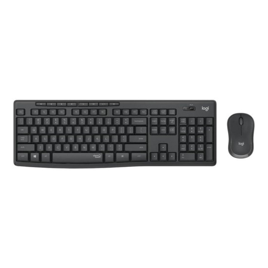 Teclado + souris Logitech MK295 Silent Touch, Noir, Neuf