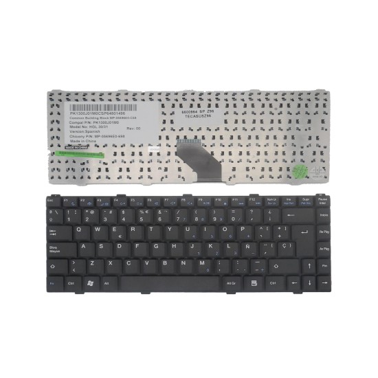 CLAVIER ASUS Z96 S62 S96 PK1301S0AM0.IFL90/91 MP-05696E0-6983 K020662V1 04GNI51KSP00