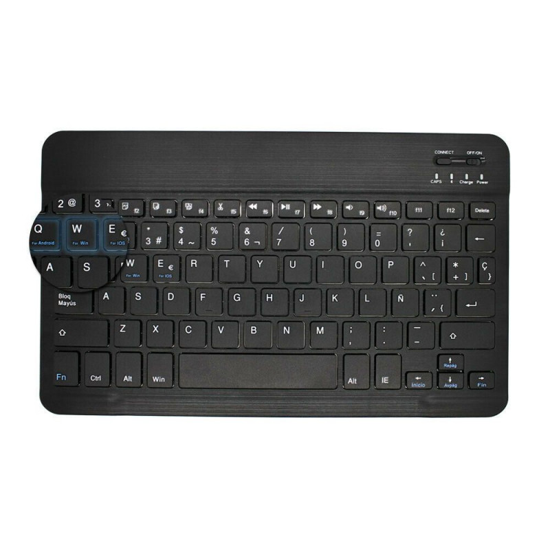 Teclado Bluetooth sans fil pour Mac, Windows, PC, ordinateur portable, mobile et tablette