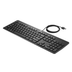 Teclado Business HP USB Srat Slim KB PCR Espagnol avec câble, USB, Noir, Km0 Boîte d’origine