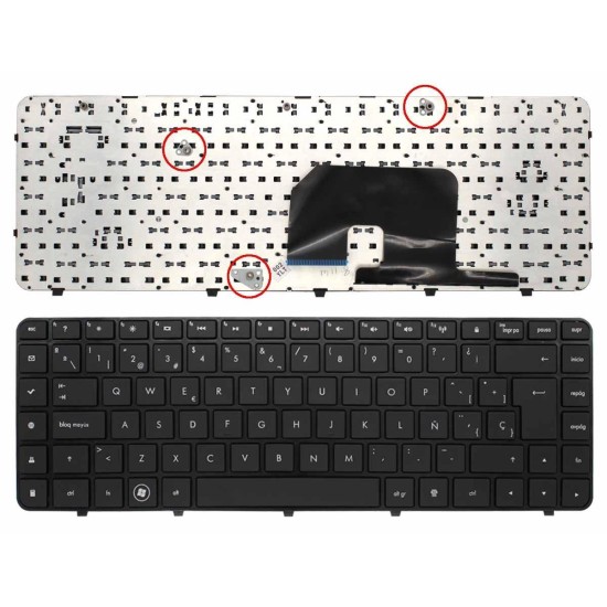 TECLIER POUR HP PAVILION DV6-3000 DV6-3100 DV6-3200 SERIES