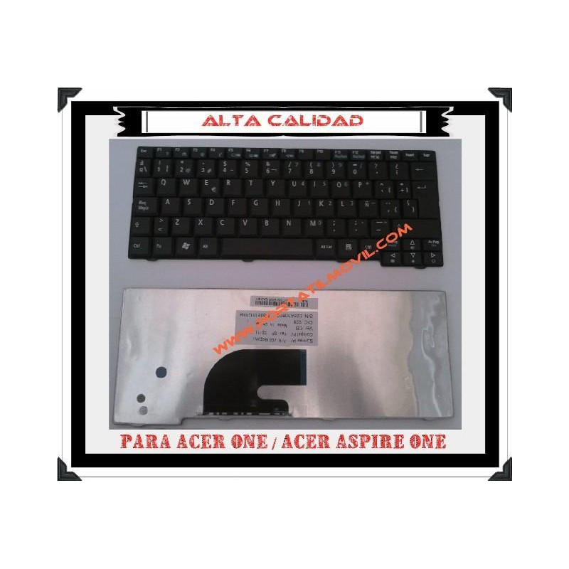 TECLIER POUR PORTABLE ACER ASPIRE ONE KAV60 D250 D150