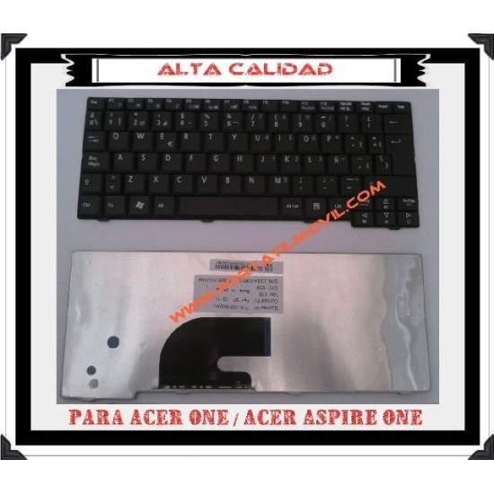 TECLIER POUR PORTABLE ACER ASPIRE ONE KAV60 D250 D150