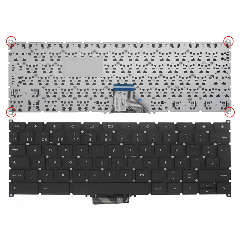 TECLADO POUR PORTABLE ACER CHROMEBOOK C720 C720P C730 C730E C740 C810