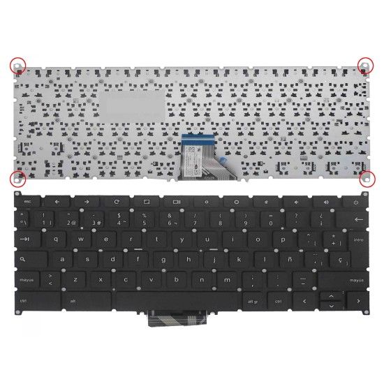 TECLADO POUR PORTABLE ACER CHROMEBOOK C720 C720P C730 C730E C740 C810