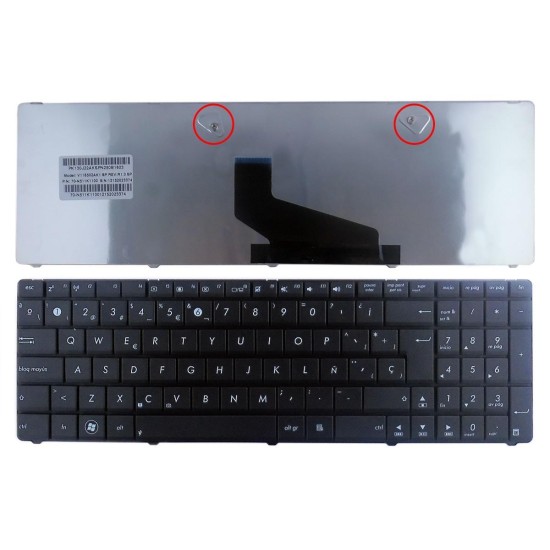 CLAVIER POUR PORTABLE ASUS A53U A53B A53T SERIES V118502AK1 MP-10A76E0-6983 SN7114