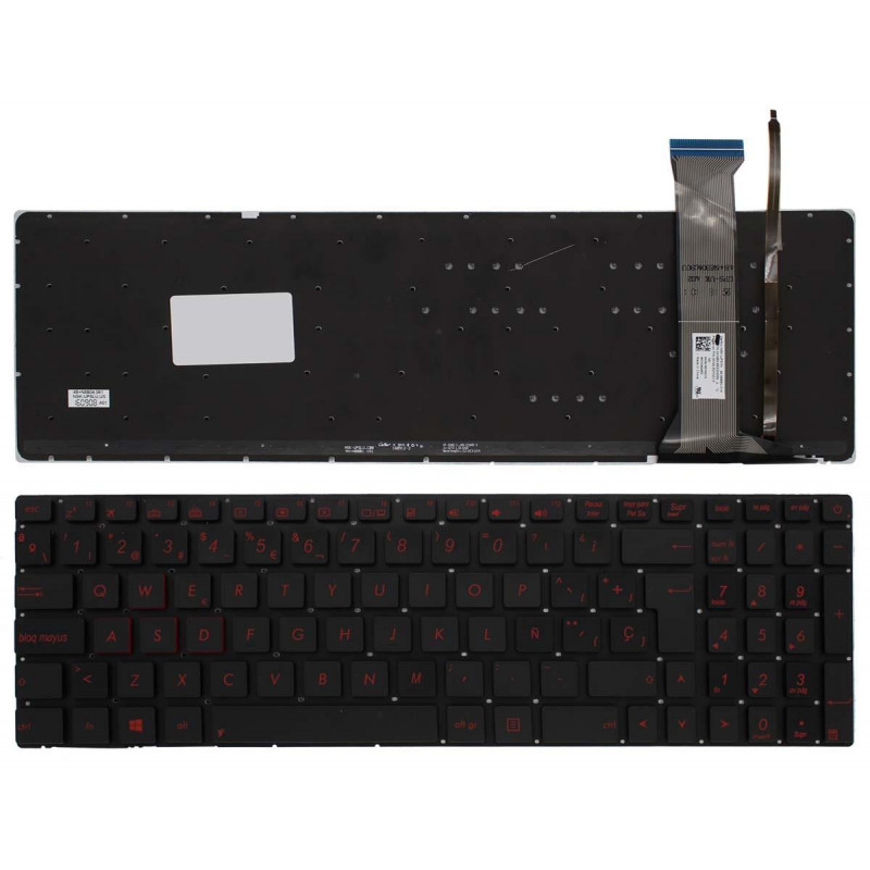 CLAVIER POUR PORTABLE ASUS GL552 GL552J GL552JX