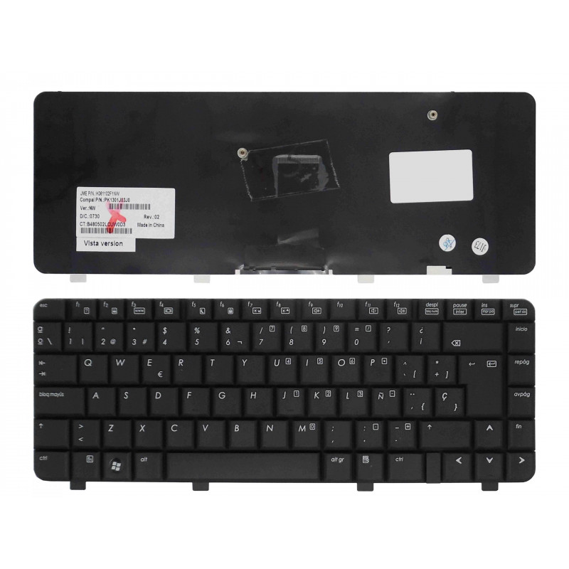 TECLADO POUR ORDINATEUR PORTABLE HP COMPAQ 510 PK1301J03J0