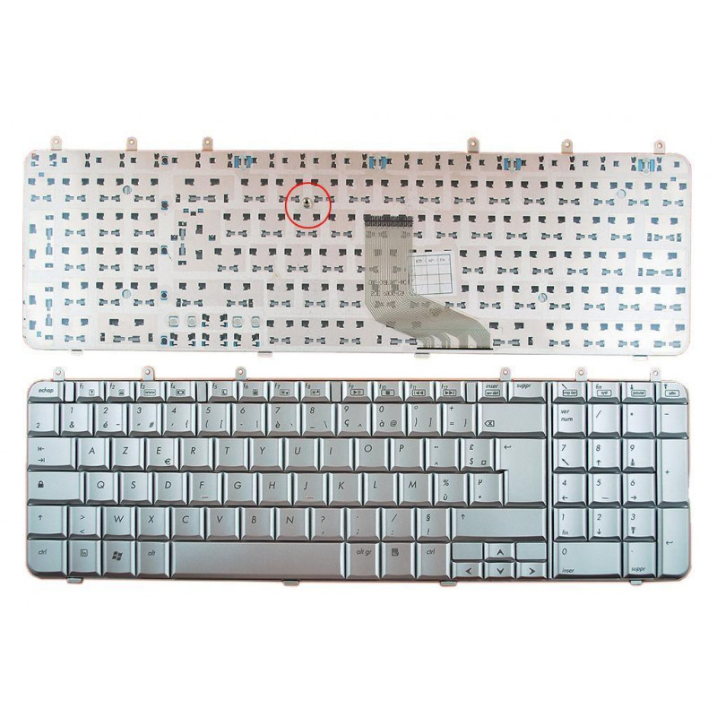 TECLADO POUR ORDINATEUR PORTABLE HP DV7-1000