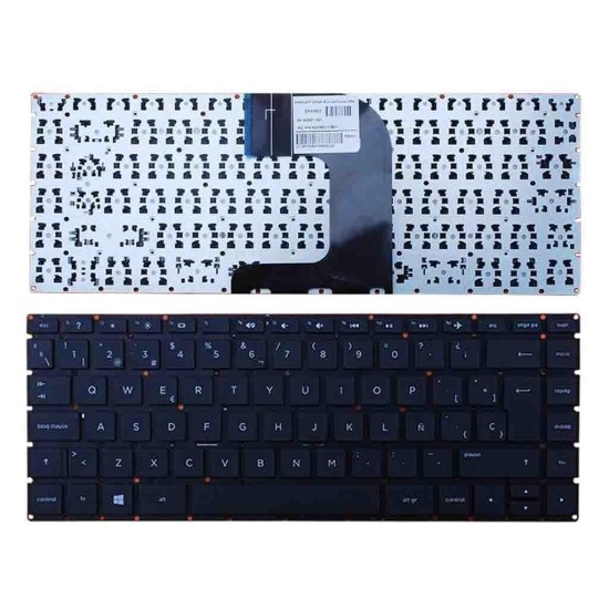 TECLADO POUR ORDINATEUR PORTABLE HP PAVILION 14-AC 14-AF