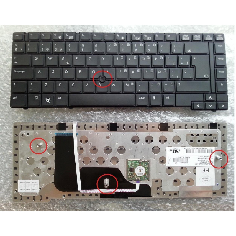 CLAVIER POUR PORTABLE HP PROBOOK 6440B 6445B 6450B 6455B AVEC POINTSTICK 9Z.N2W82.N0S