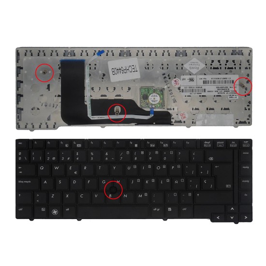 CLAVIER POUR PORTABLE HP PROBOOK 6440B 6445B 6450B 6455B AVEC POINTSTICK 9Z.N2W82.N0S