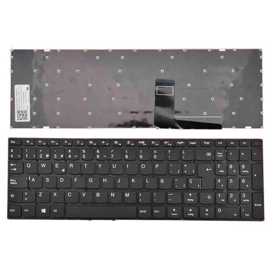 TECLIER POUR PORTABLE LENOVO IDEAPAD 110-15ACL 110-15AST 110-15IBR NOIR