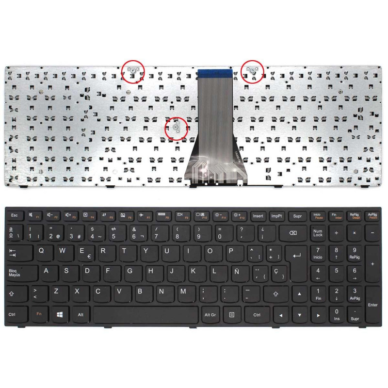 TECLADO POUR PORTABLE LENOVO T6G1 25214788 9Z.NB4SN.00S BQ0SN