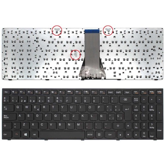 TECLADO POUR PORTABLE LENOVO T6G1 25214788 9Z.NB4SN.00S BQ0SN