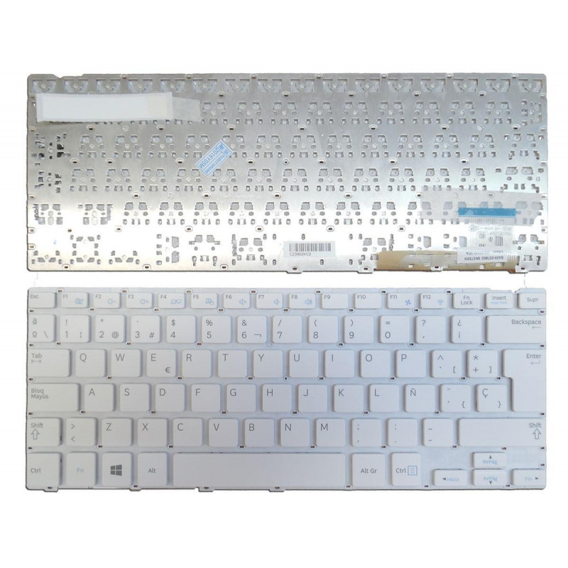 TECLADO POUR PORTABLE SAMSUNG NP915S3G SN3730W BLANC