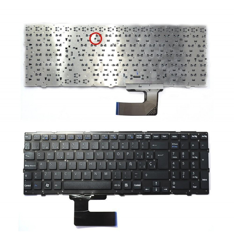CLAVIER POUR PORTABLE SONY VAIO VPC-EH3E0E VPC-EH3Q1E VPC-EH3J1E VPC-EH3C0E NOIR