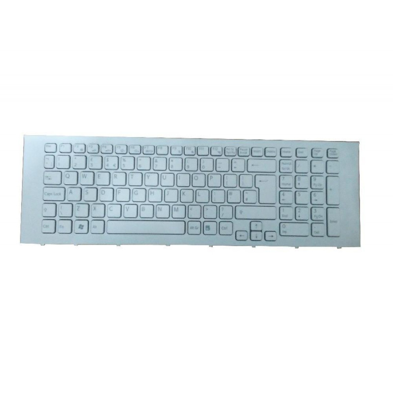 TECLIER POUR PORTABLE SONY VAIO VPC-EJ SERIES AVEC CADRE BLANC
