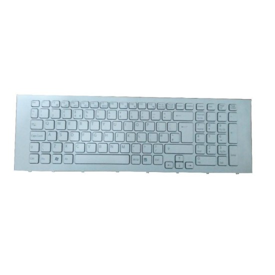 TECLIER POUR PORTABLE SONY VAIO VPC-EJ SERIES AVEC CADRE BLANC