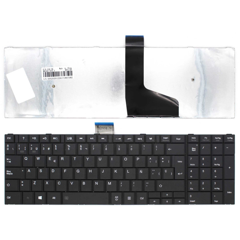 TECLIER POUR PORTABLE TOSHIBA SATELLITE C50-A C50D-A MP-11B96E0-528B